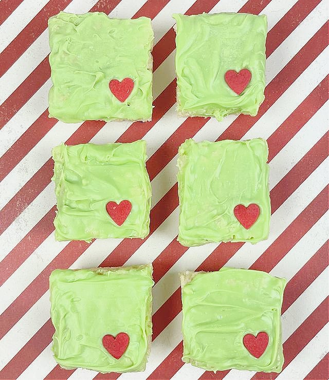 Grinch Rice Krispy Treats