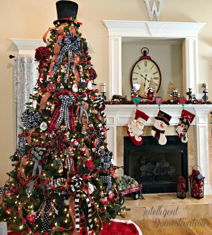 Image for Plaid Decorated Christmas Tree