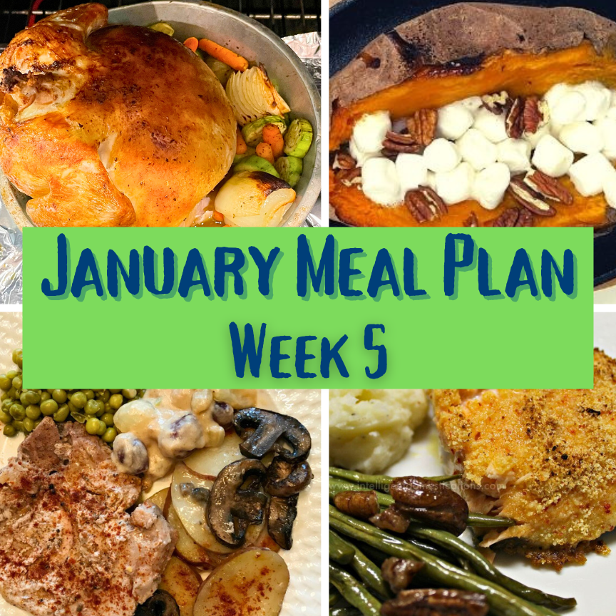 Week 5 January Meal Plan