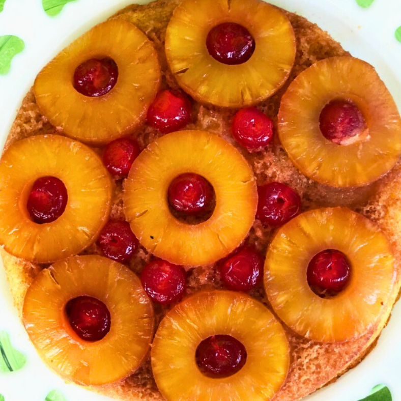 Pineapple upside down cake