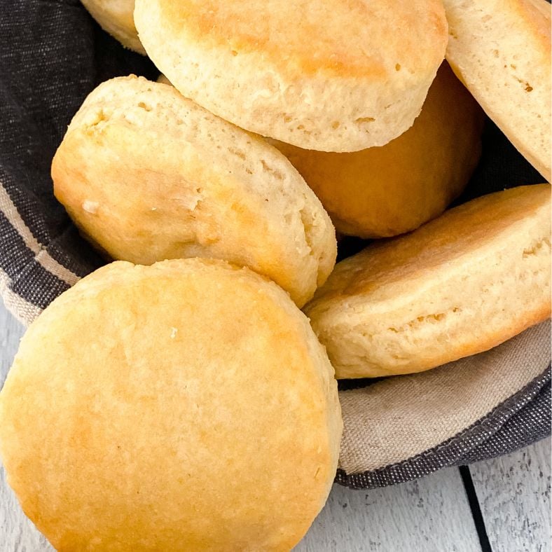 Fresh hot homemade biscuits