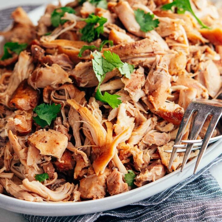 Image for Chicken Carnitas (Easy slow cooker recipe!)
