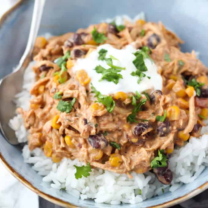 Image for Crockpot Cream Cheese Chicken Chili