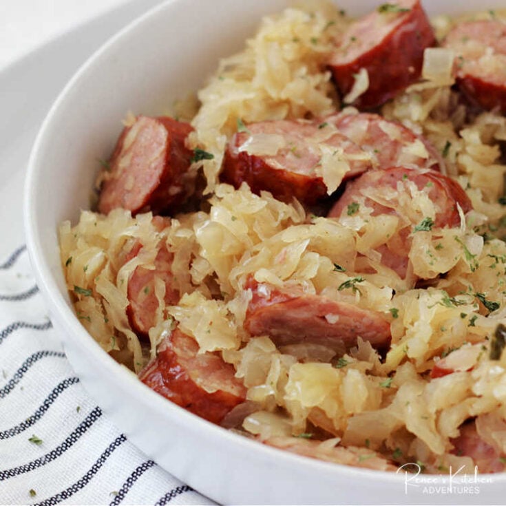 Image for Easy Kielbasa and Sauerkraut Recipe