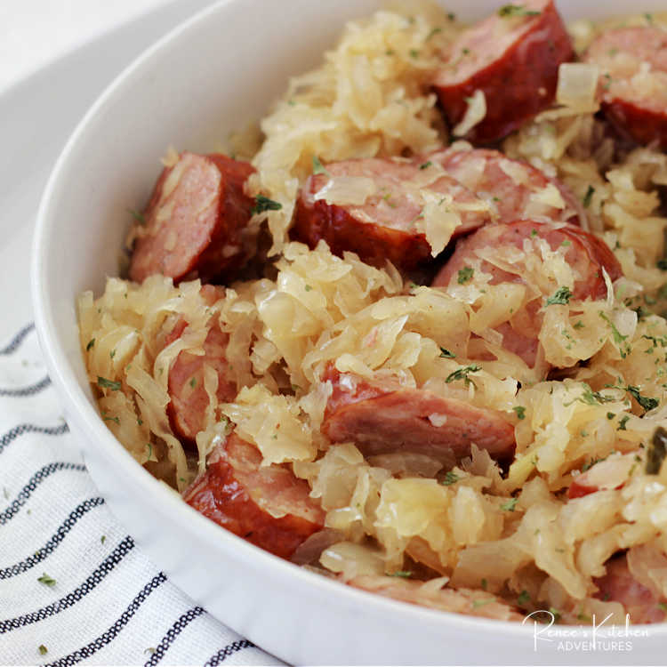 Image for Easy Kielbasa and Sauerkraut Recipe