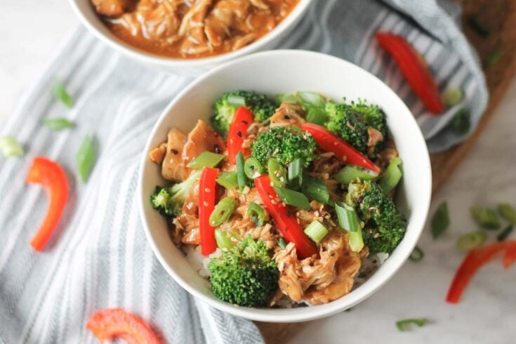 Image for Easy Slow Cooker Sesame Chicken Thighs