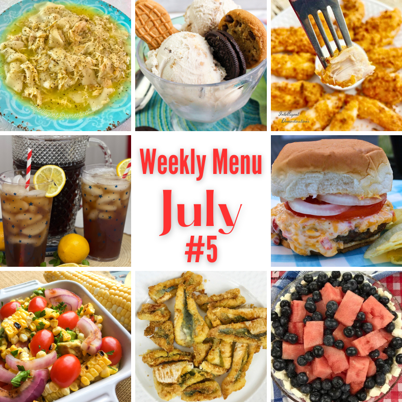 Menu plan