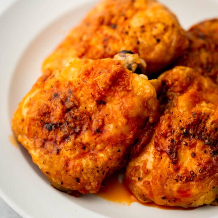 Image for Crispy Buffalo Chicken Thighs