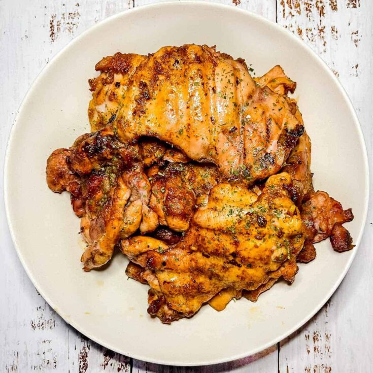 Image for The Best Smoked Chicken Thighs On A Pellet Grill