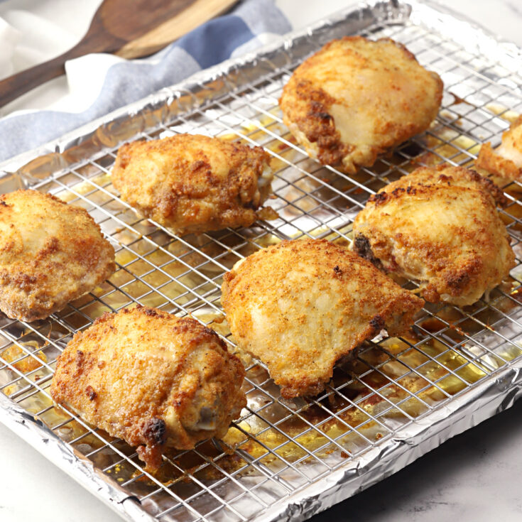 Image for Crispy Baked Chicken Thighs