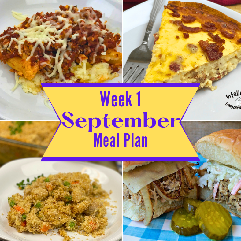 September Week 1 Meal Plan