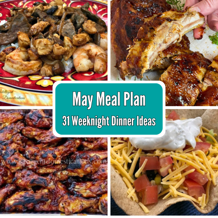 May Monthly Meal Plan