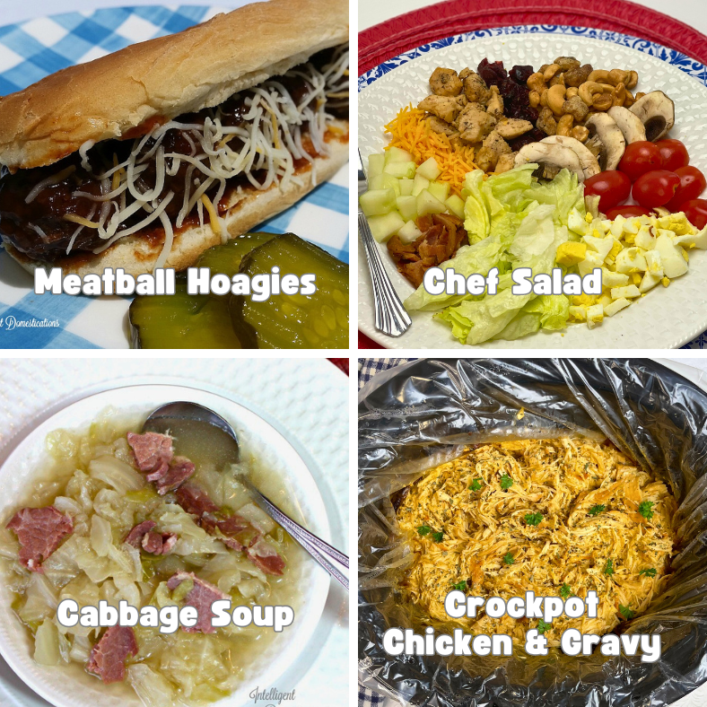 July Meal plan food photos