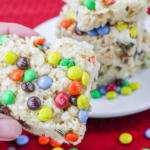 M&M's Rice Krispies Treats
