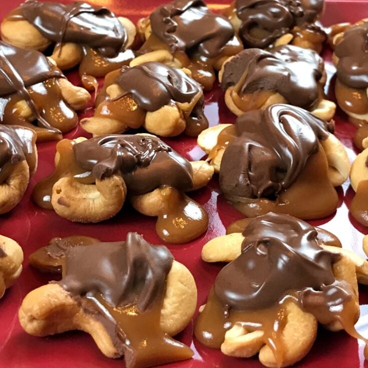 Image for Sweet & Salty Chocolate Caramel Nut Clusters