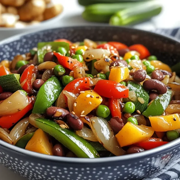 Image for Quick Veggie and Bean Stir-Fry