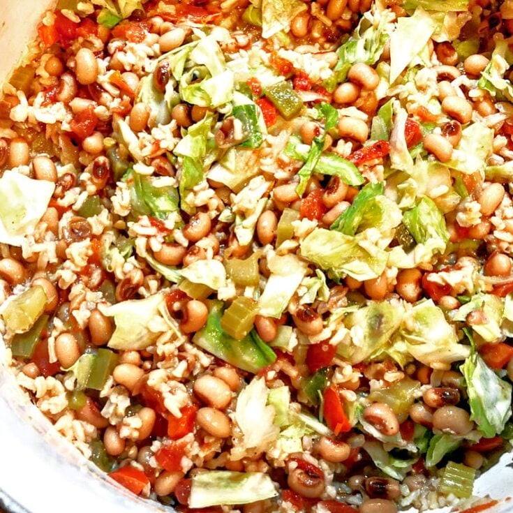 Image for Black-Eyed Pea and Cabbage Stew